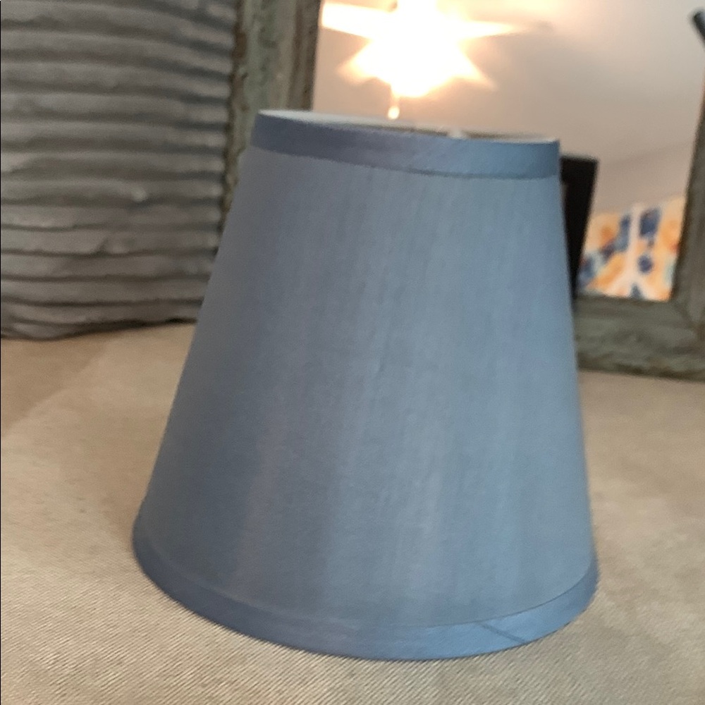 Elegant Blue Lampshade 8x7